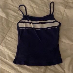 garage cropped tank top